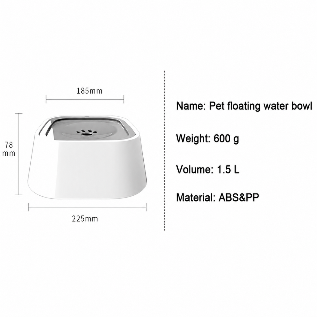 Besties™ Splash-Free Water Bowl