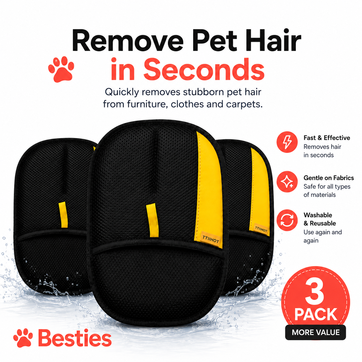 FurSwipe™ Pet Hair Remover
