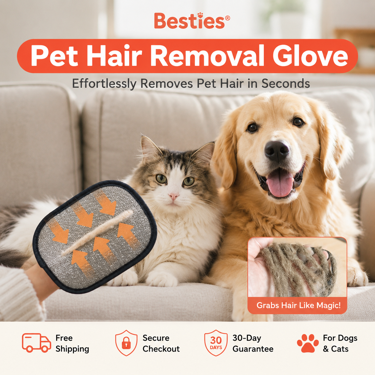 FurSwipe™ Pet Hair Remover