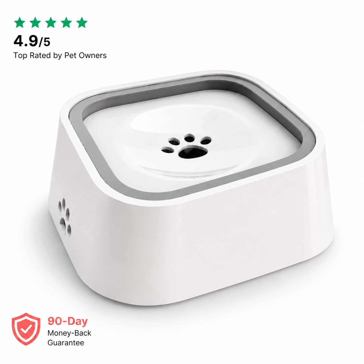 Besties™ Splash-Free Water Bowl